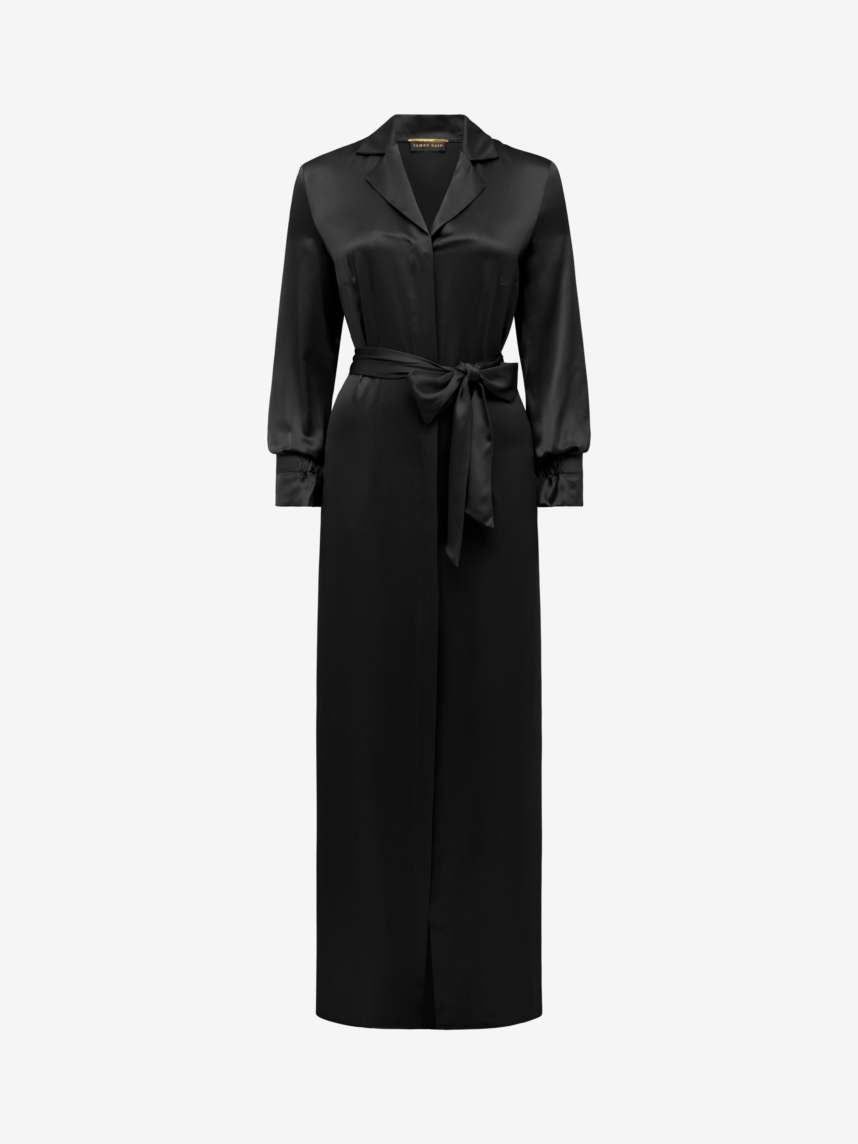 Elizabeth Long Robe - Black