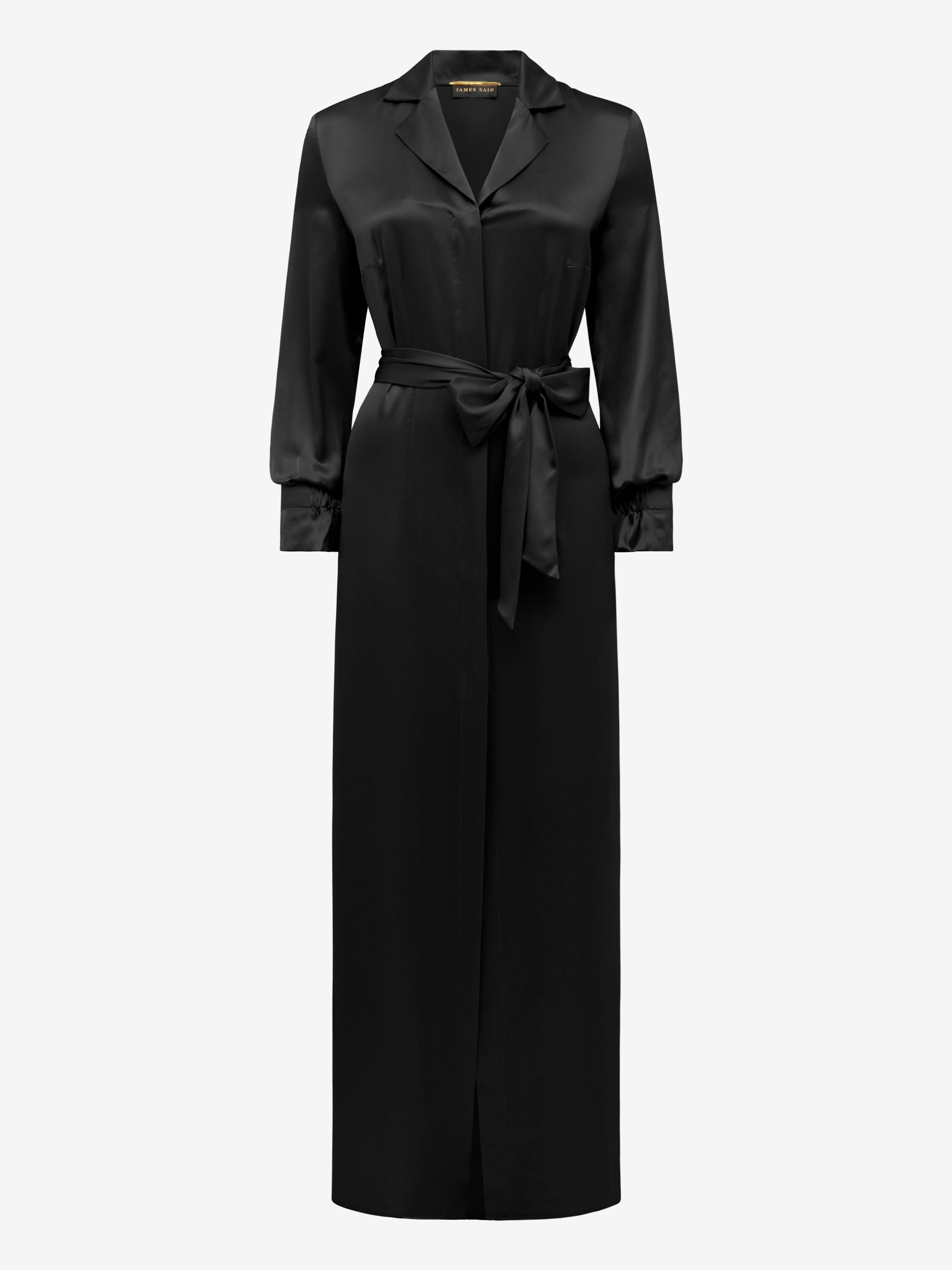 Elizabeth Long Robe - Black