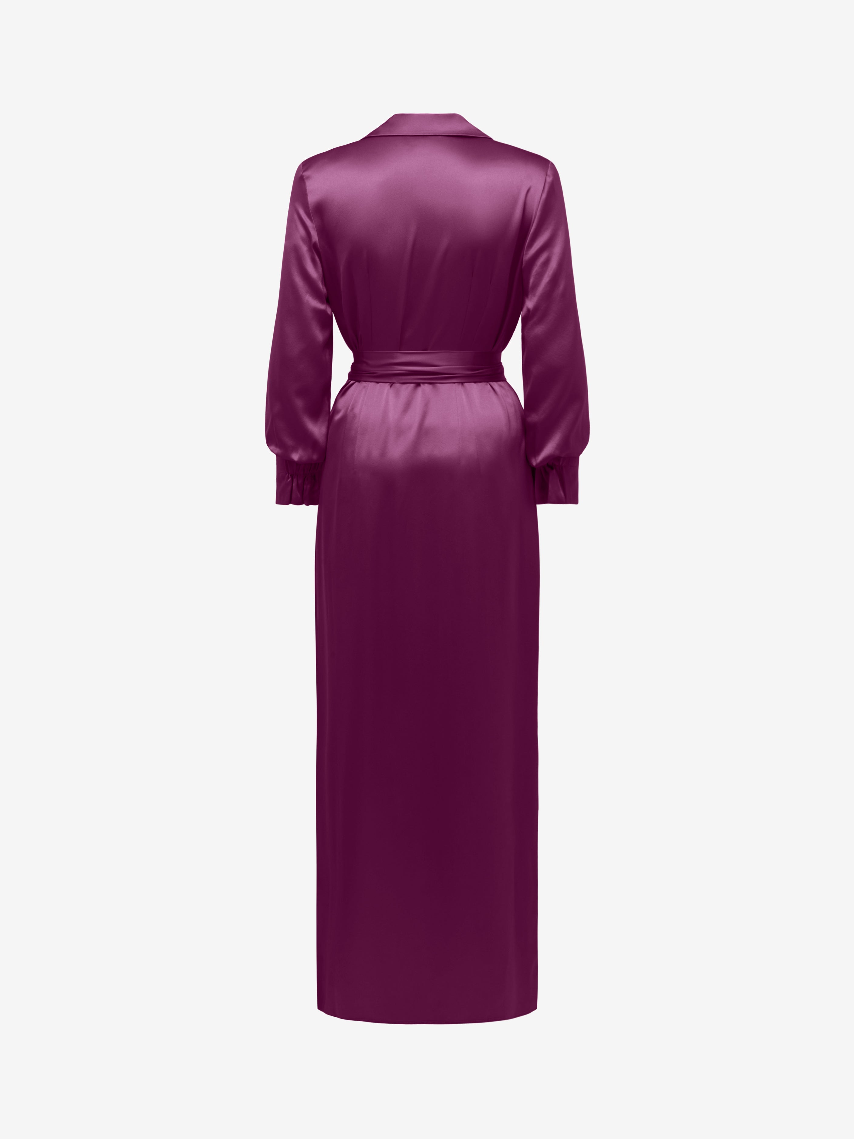 Elizabeth Long Robe - Magenta