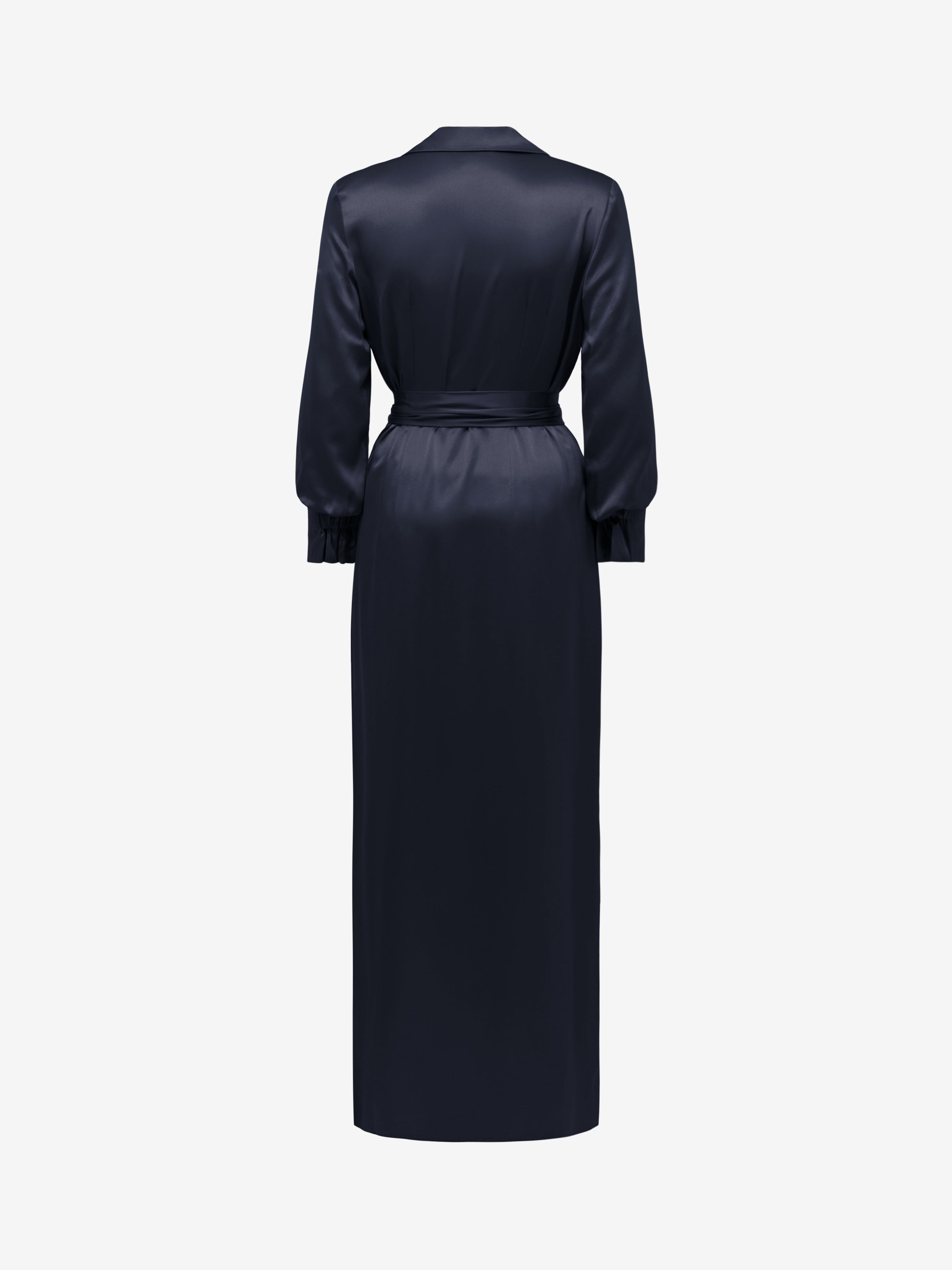 Elizabeth Long Robe - Navy