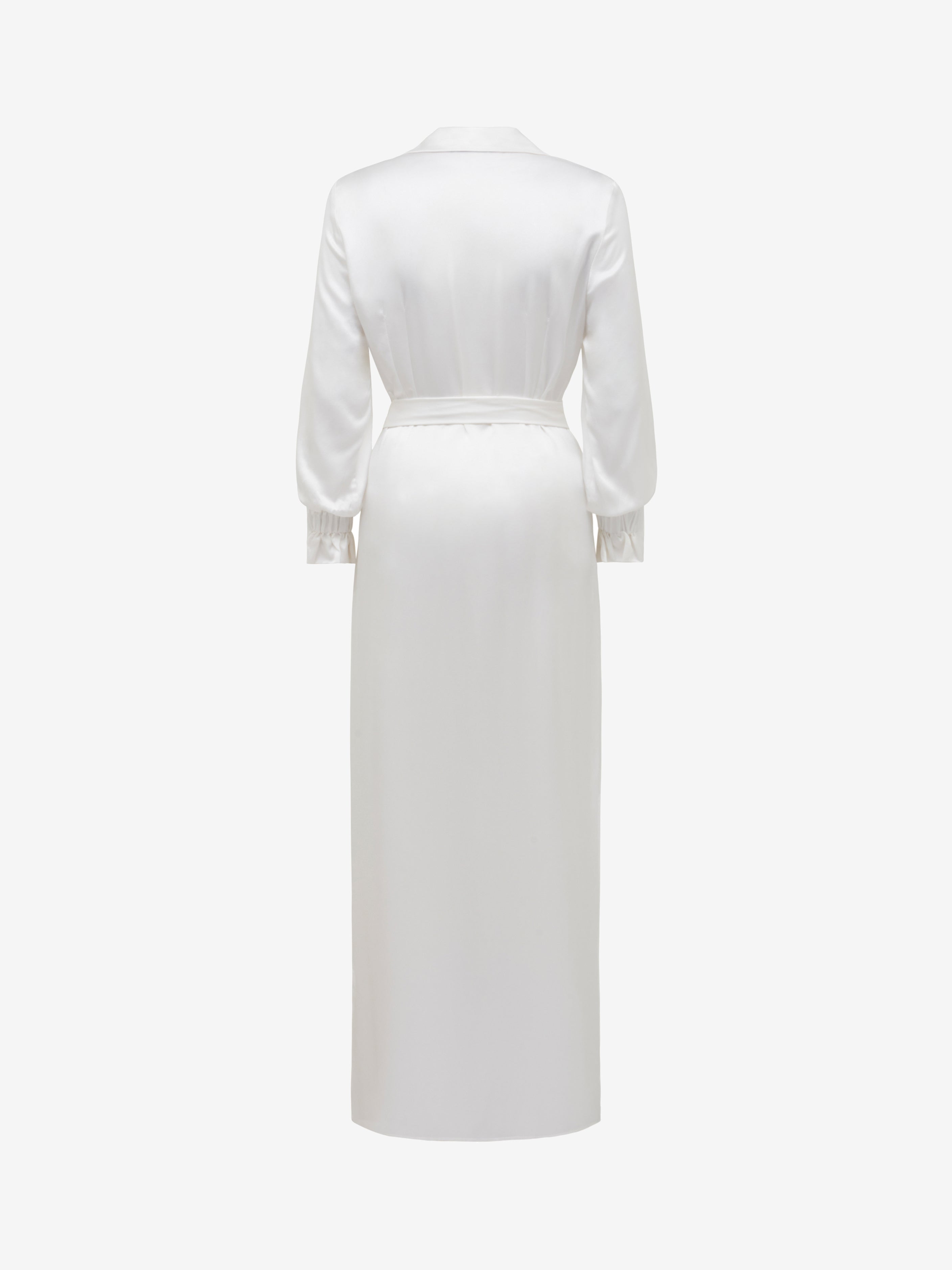 Elizabeth Long Robe - White