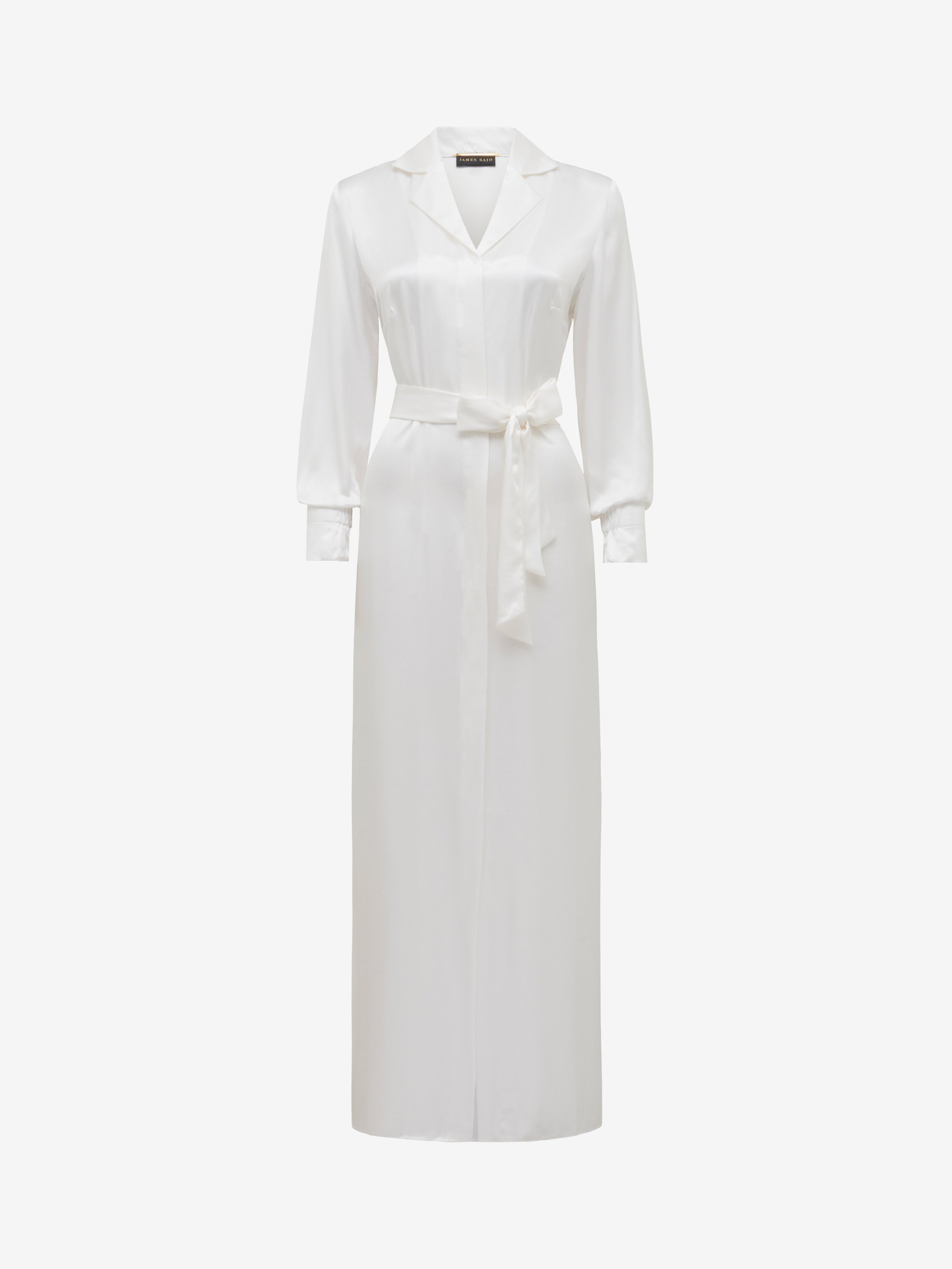 Elizabeth Long Robe - White