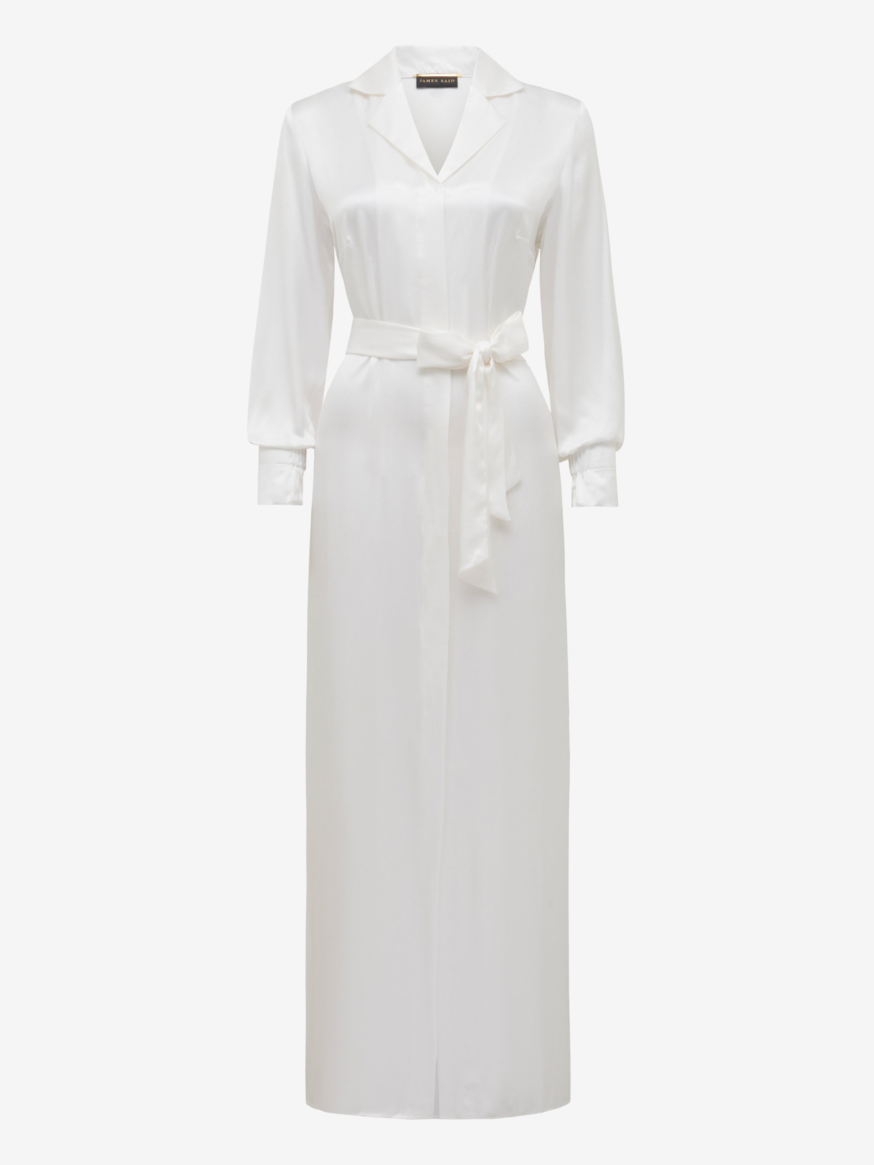 Elizabeth Long Robe - White