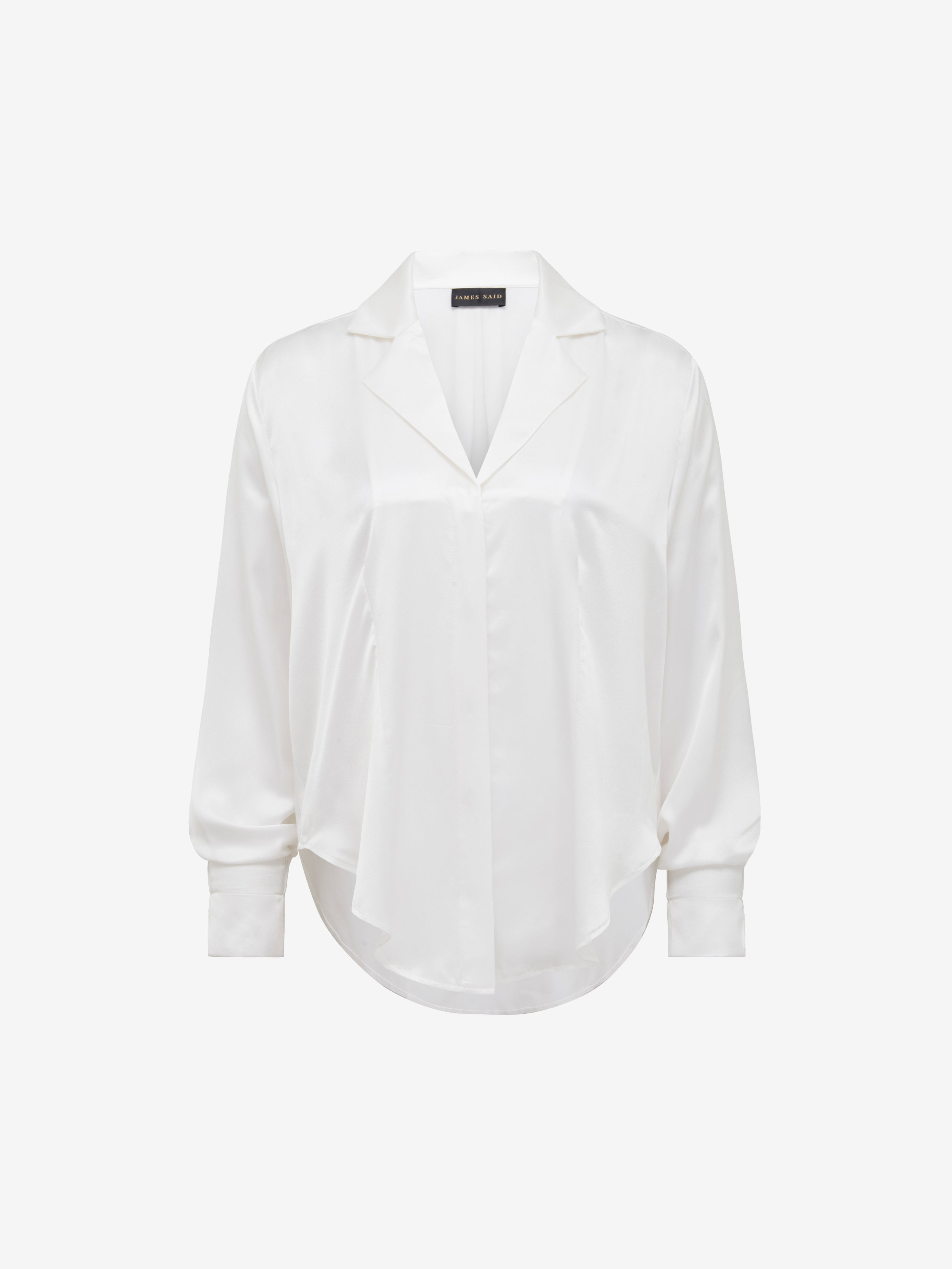 Sophia Pyjama Top - White