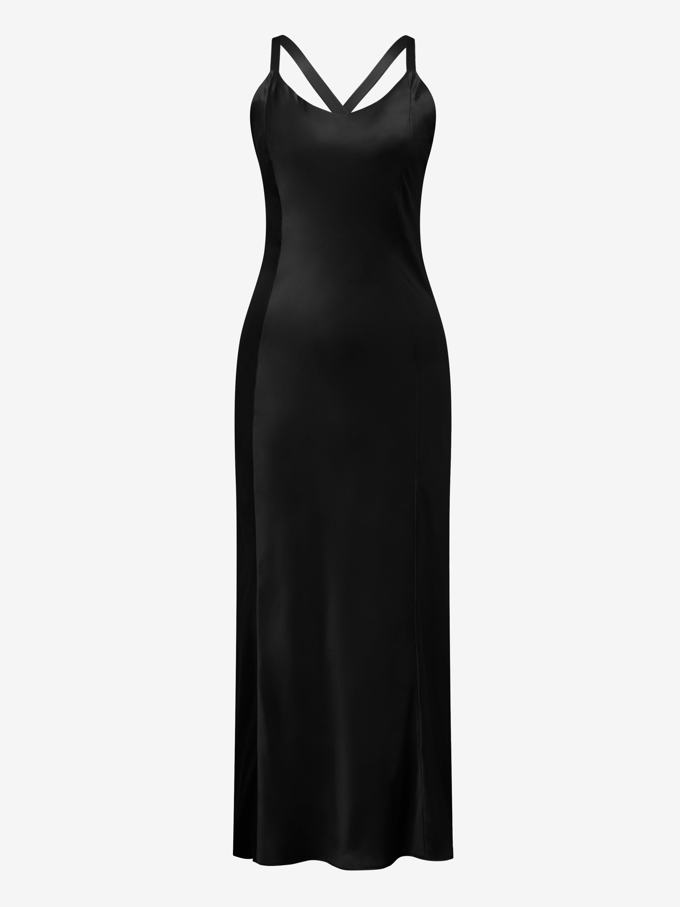 Brigitte Slip Dress - Black