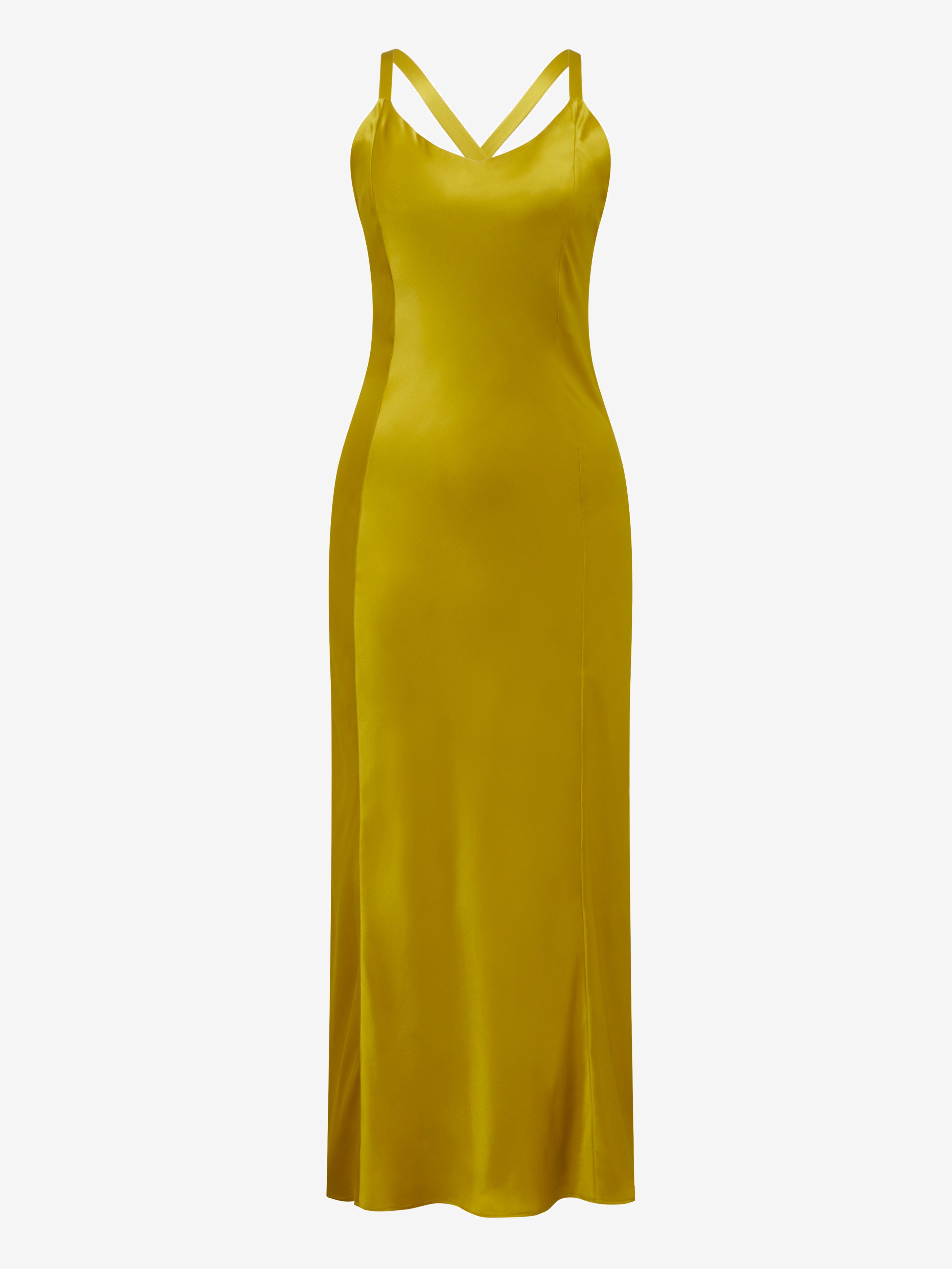 Brigitte Slip Dress - Gold