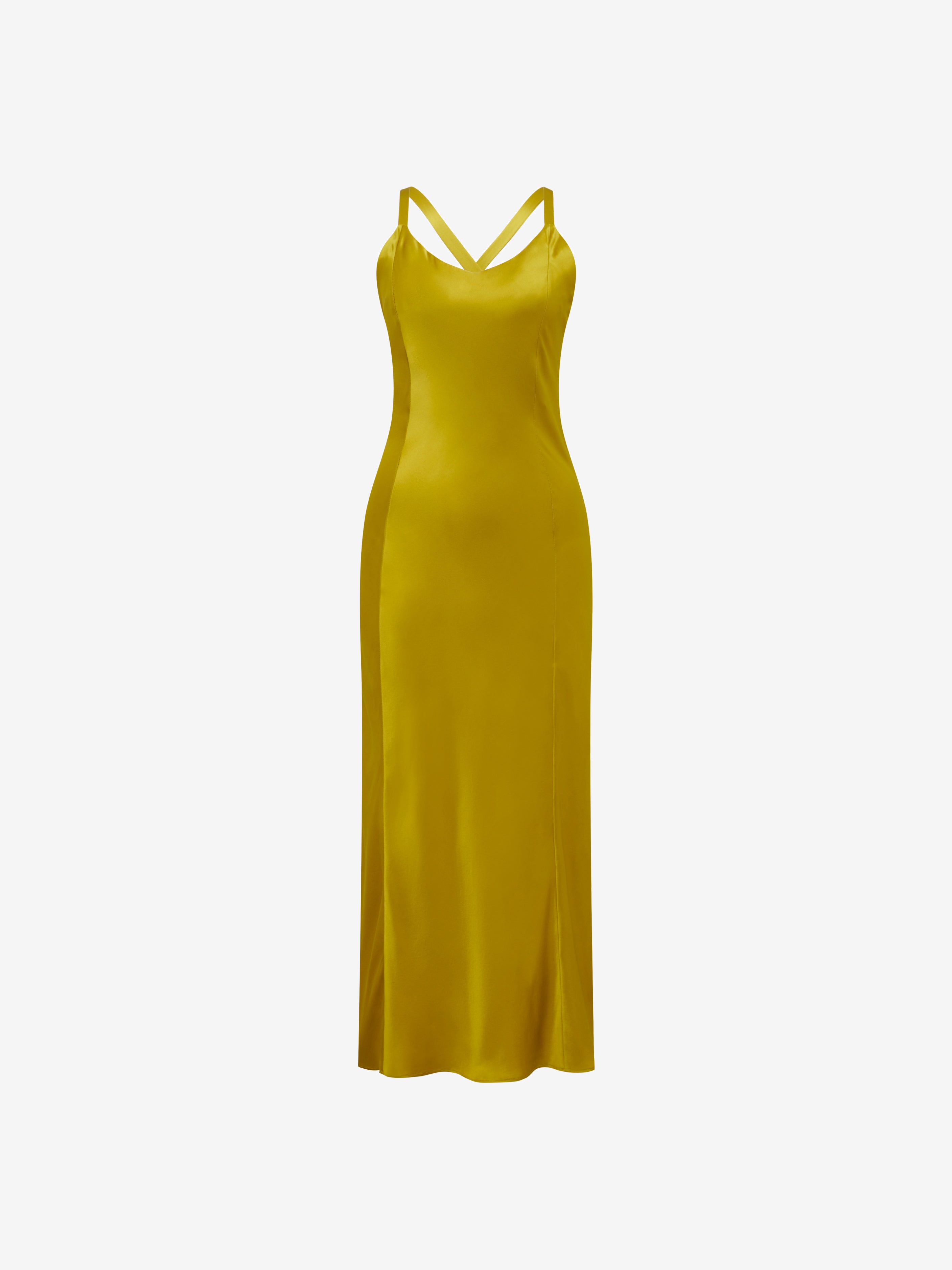 Brigitte Slip Dress - Gold