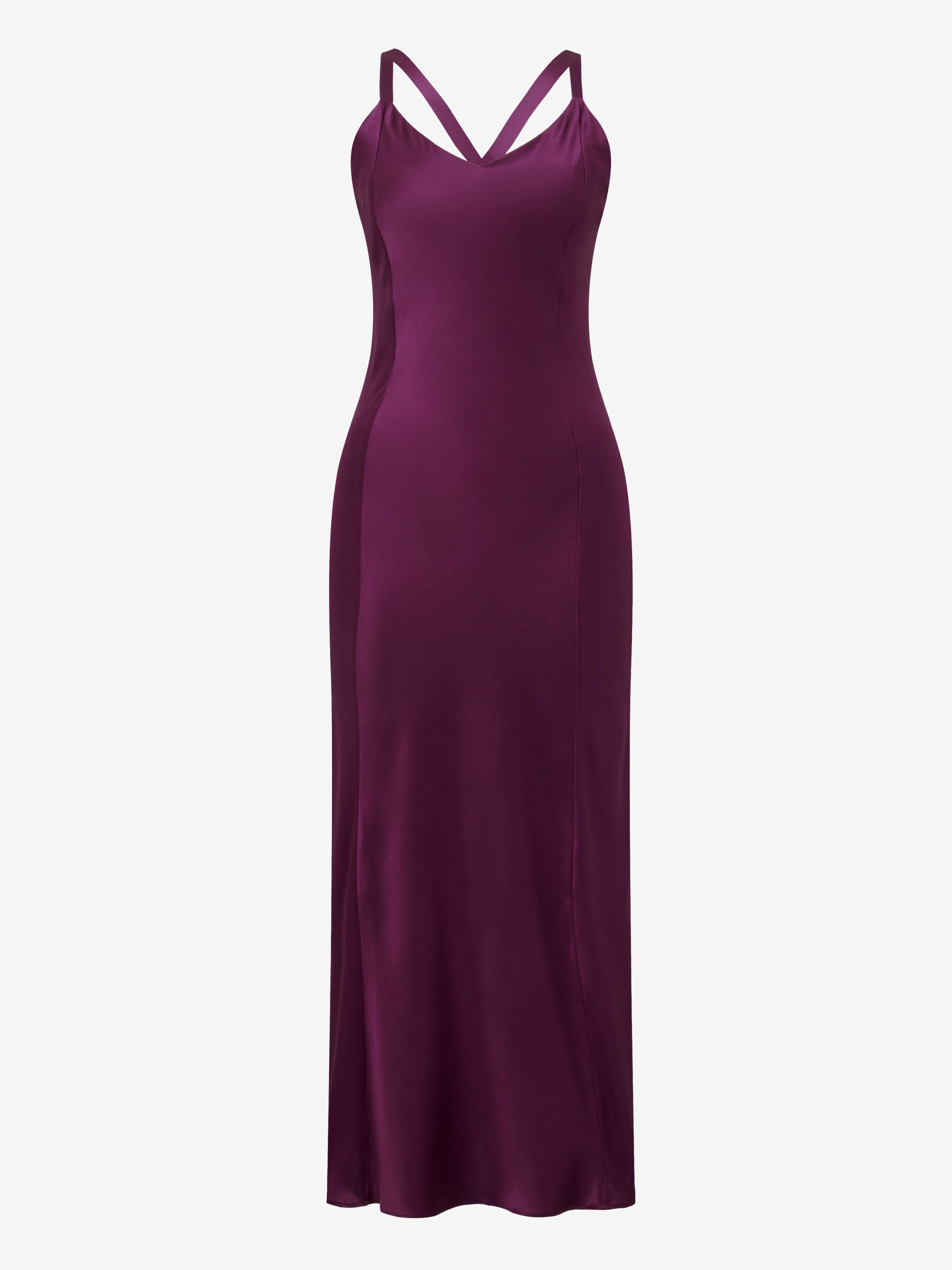 Brigitte Slip Dress - Magenta