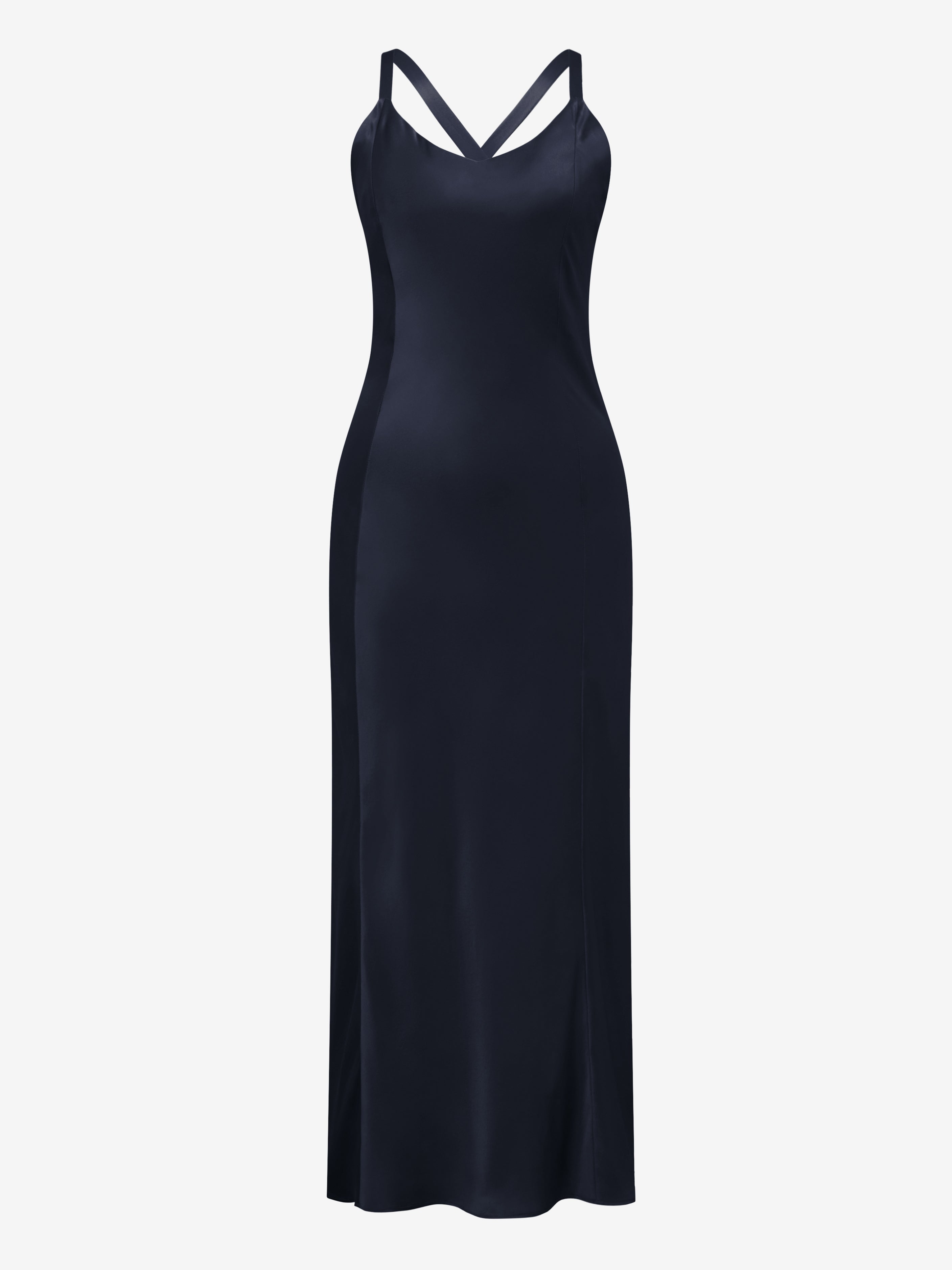 Brigitte Slip Dress - Navy