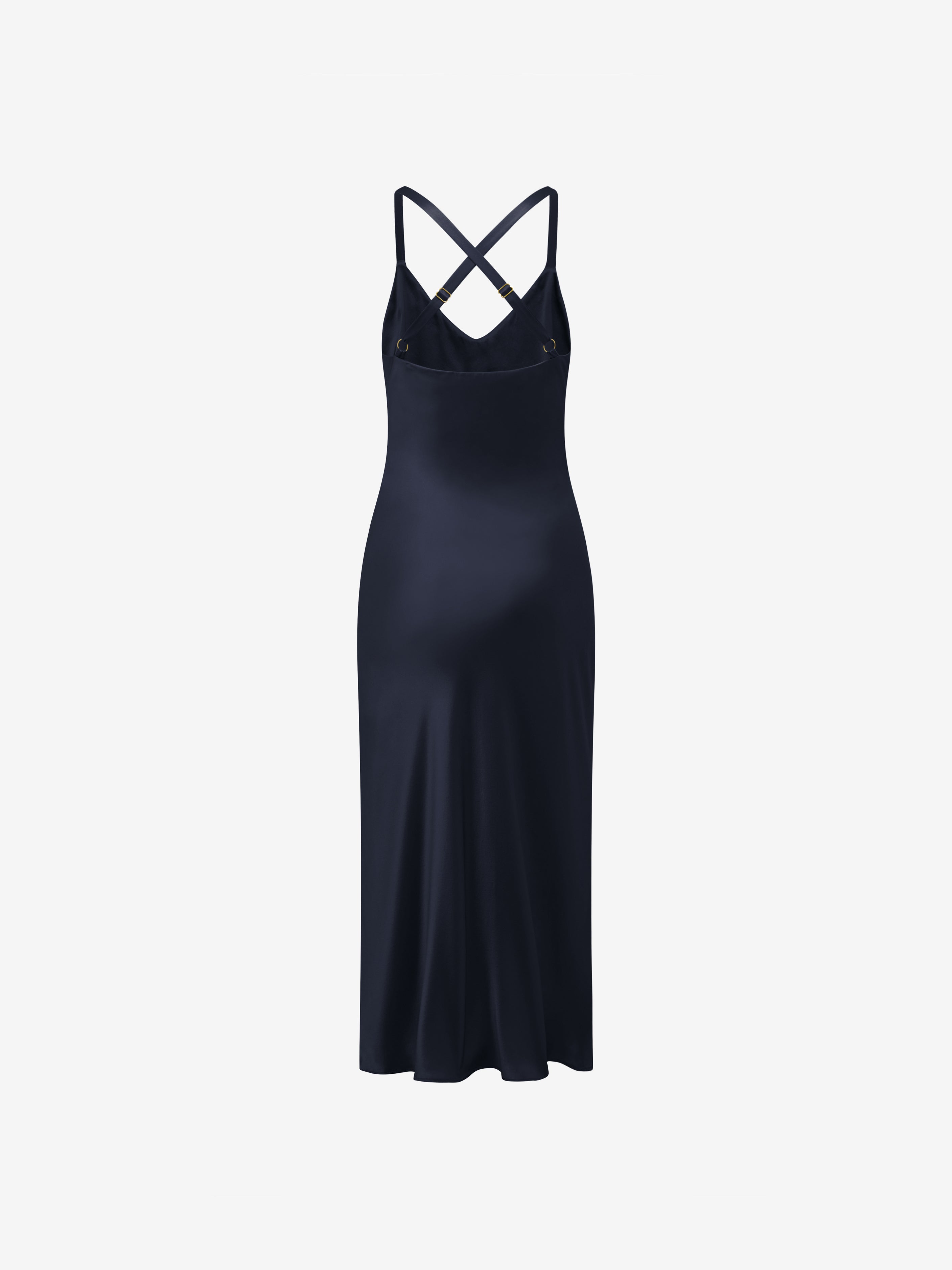 Brigitte Slip Dress - Navy