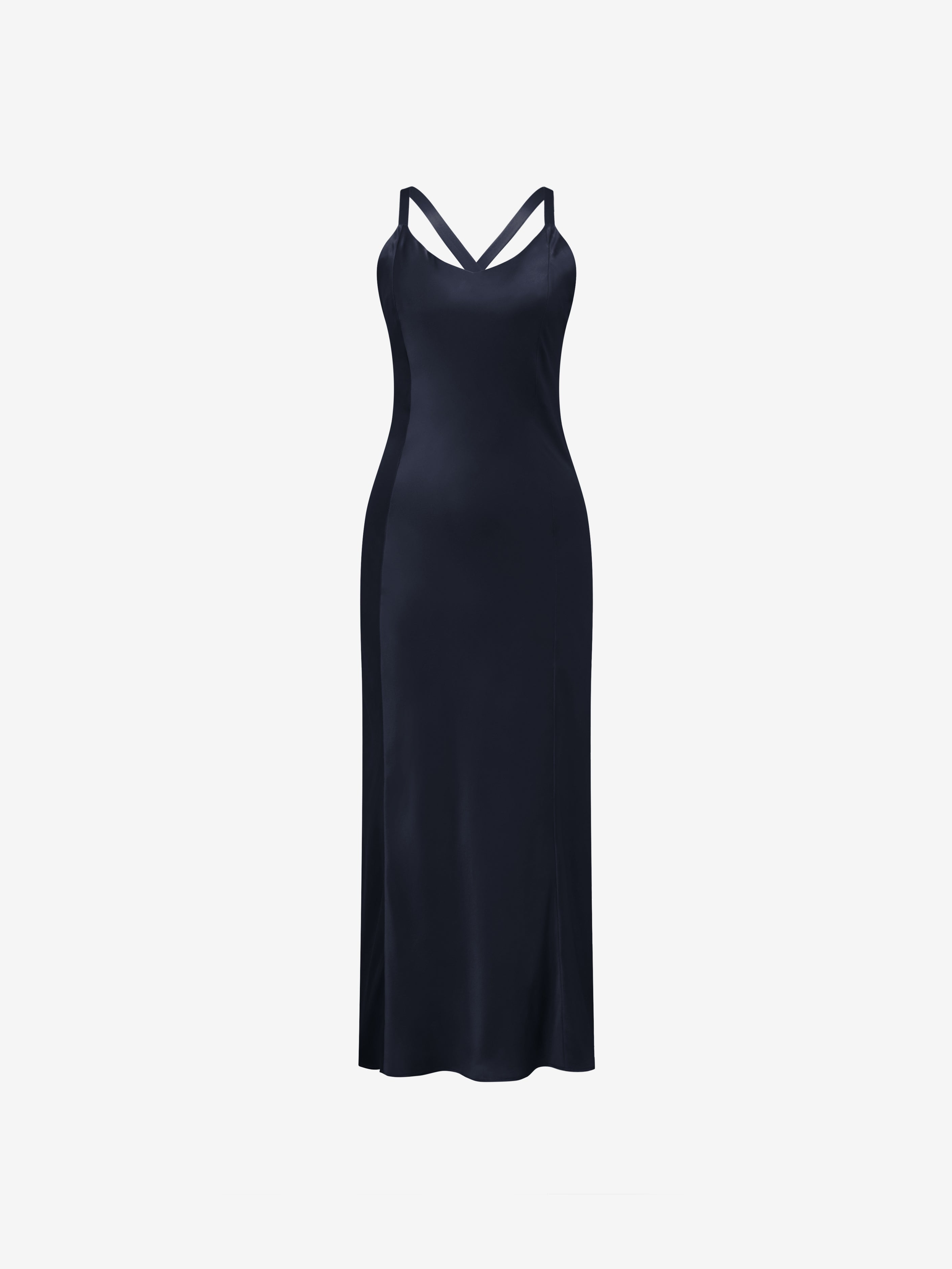 Brigitte Slip Dress - Navy