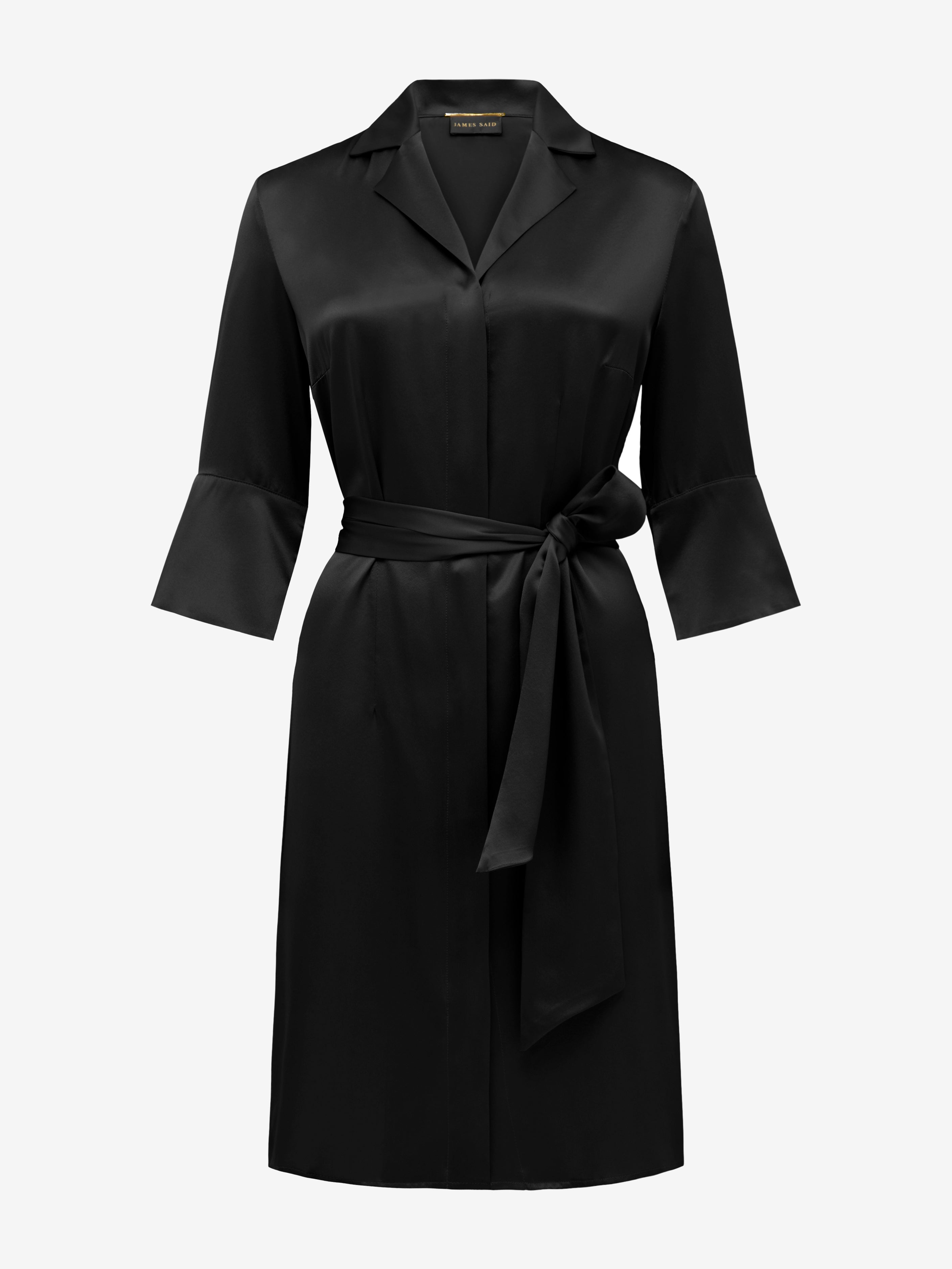 Audrey Short Robe – Black