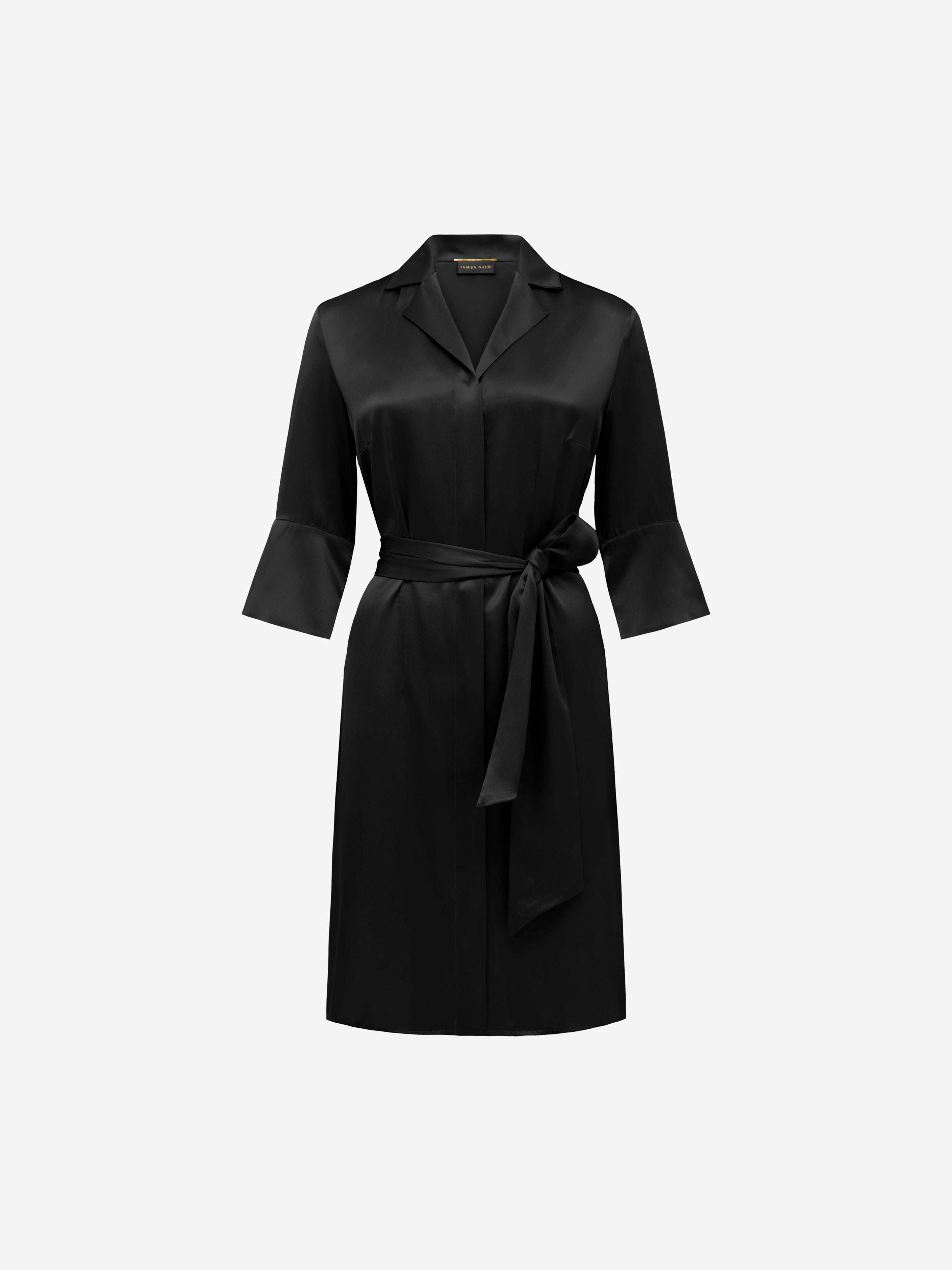 Audrey Short Robe – Black