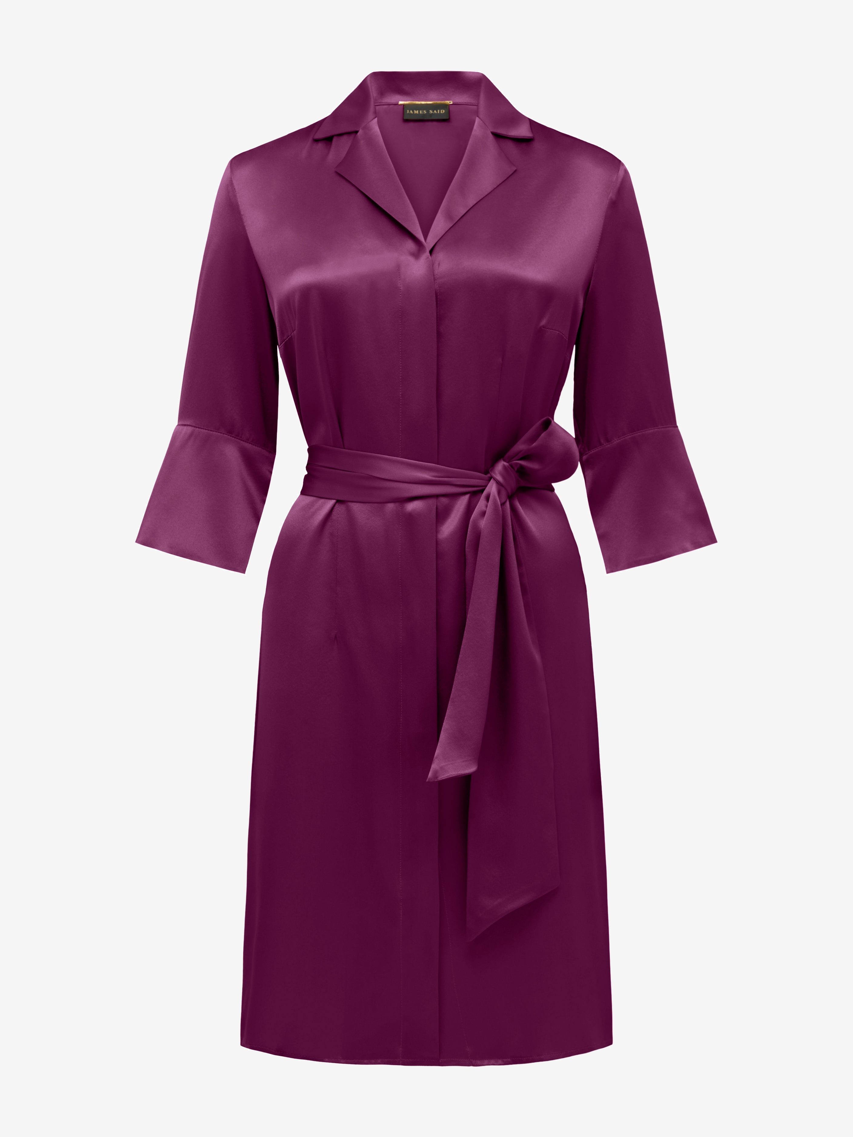 Audrey Short Robe – Magenta