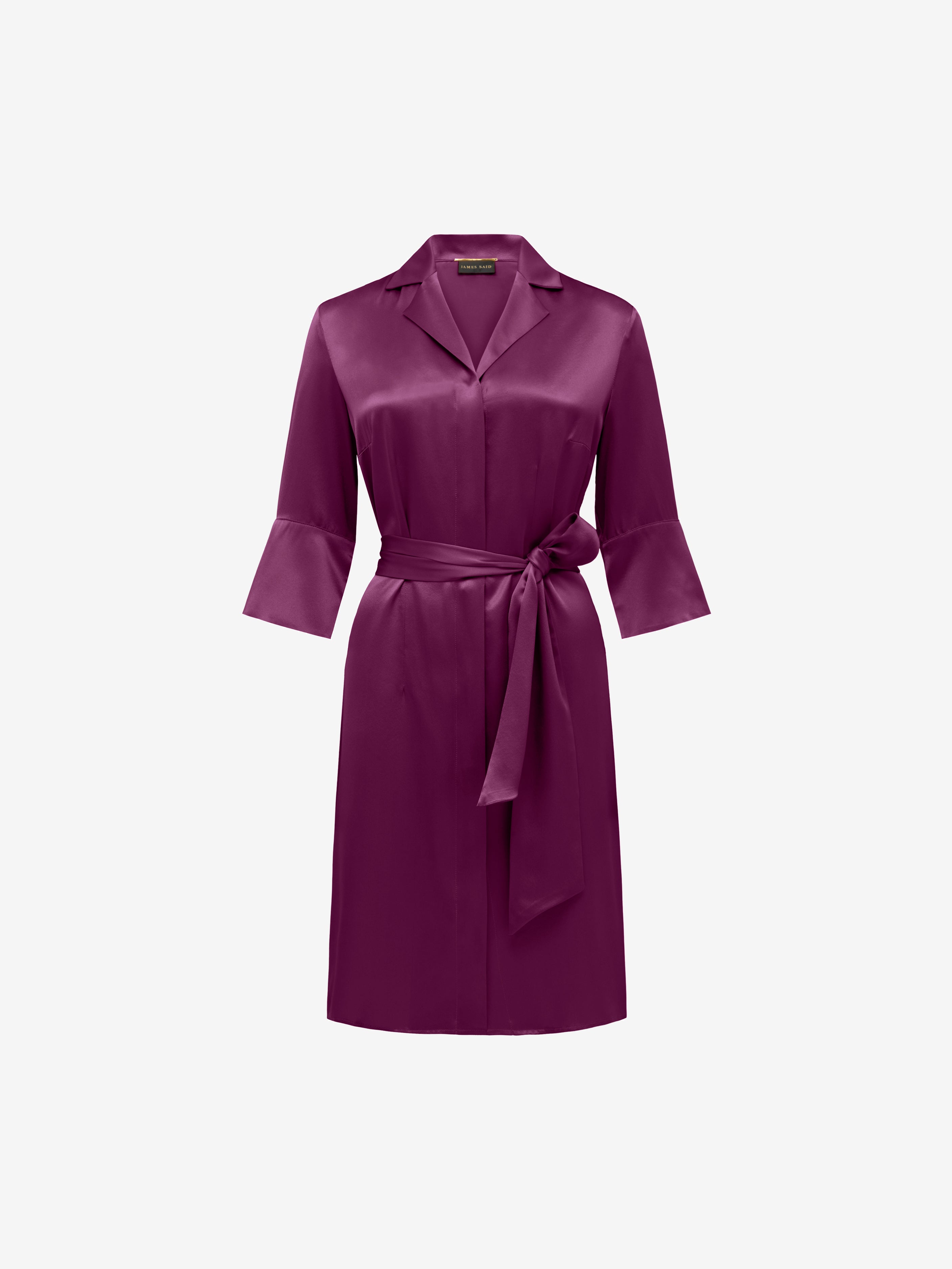 Audrey Short Robe – Magenta