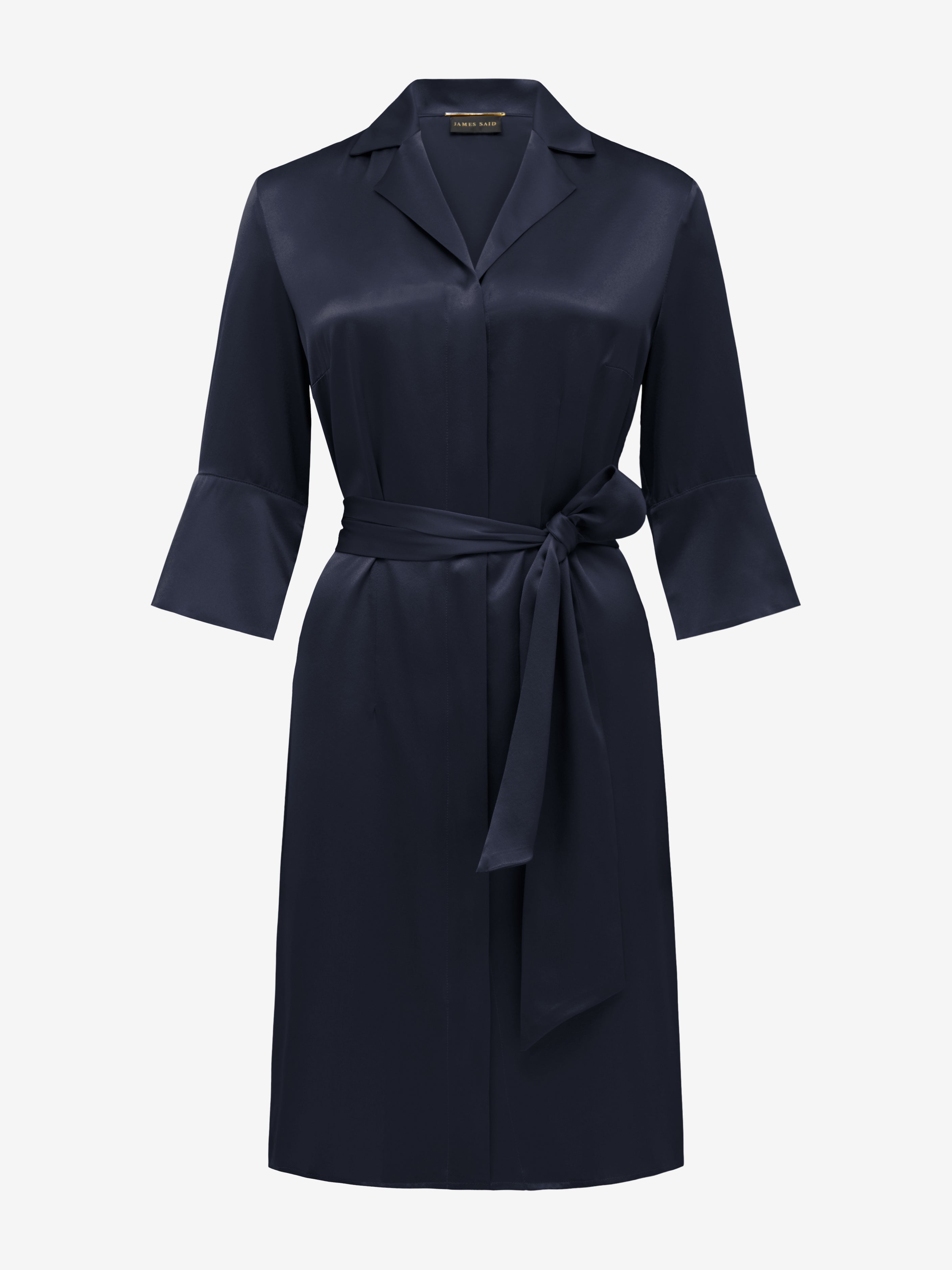 Audrey Short Robe – Navy